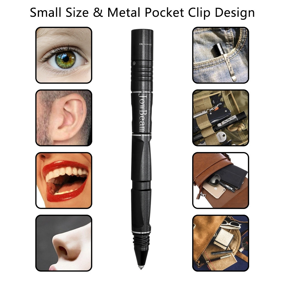 3 In 1 Multifunctional Tactical Penlight USB Rechargeable Flashlight