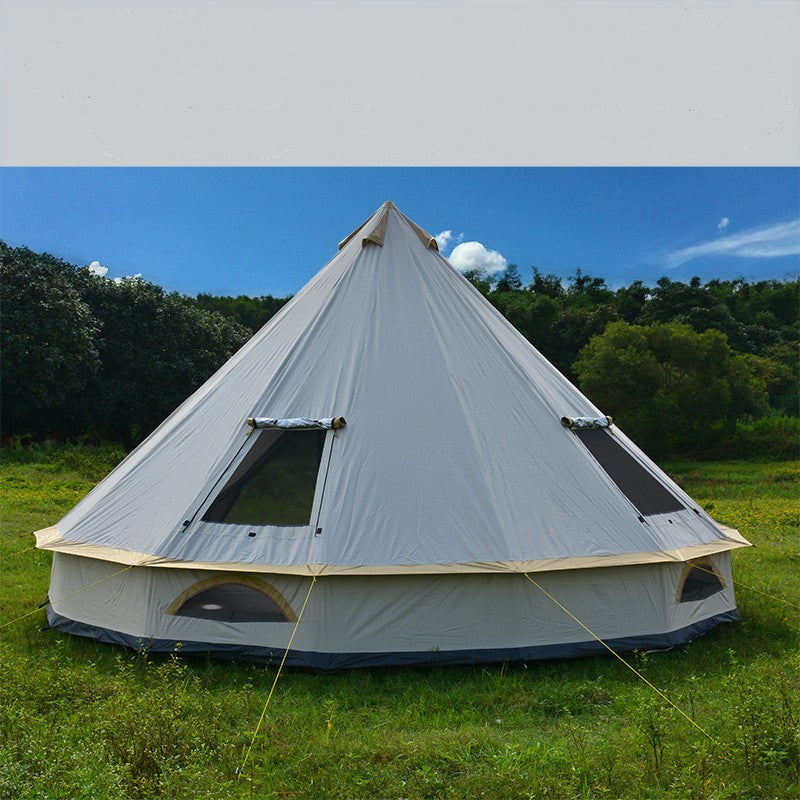 Yurt Tent Outdoor Camping Pyramid Chimney Sunscreen - EDC Italia