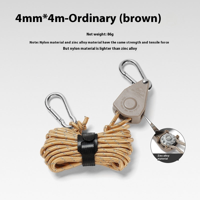 Outdoor Pulley Adjuster Tent Fixator - EDC Italia