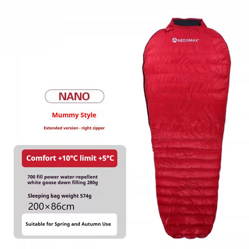 Ultralight Outdoor Camping Mummy Down Sleeping Bag - EDC Italia