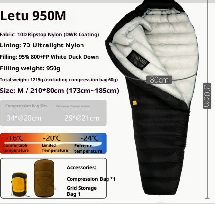 Outdoor Camping Ultra Light Down Sleeping Bag - EDC Italia
