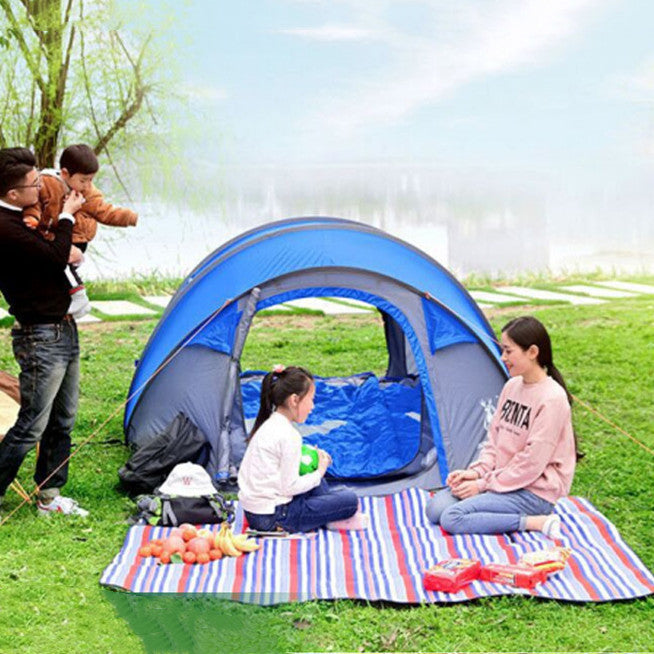 Outdoor Automatic Tent Quickly Opens And Throws Tent Supplies For 3-4 People Camping - EDC Italia