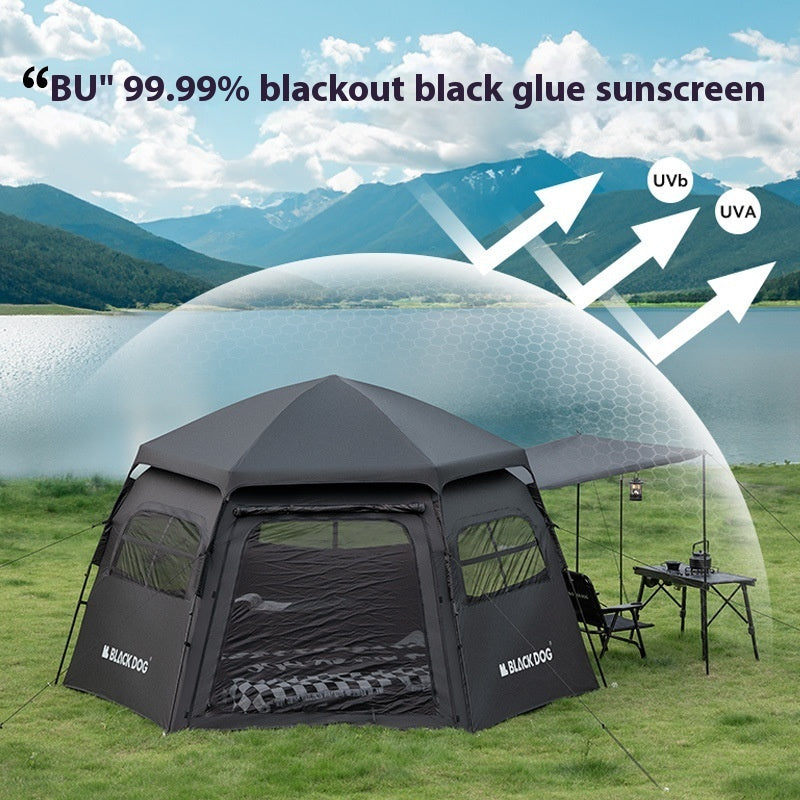 Outdoor Hexagonal Automatic Quickly Open Camping Tent - EDC Italia