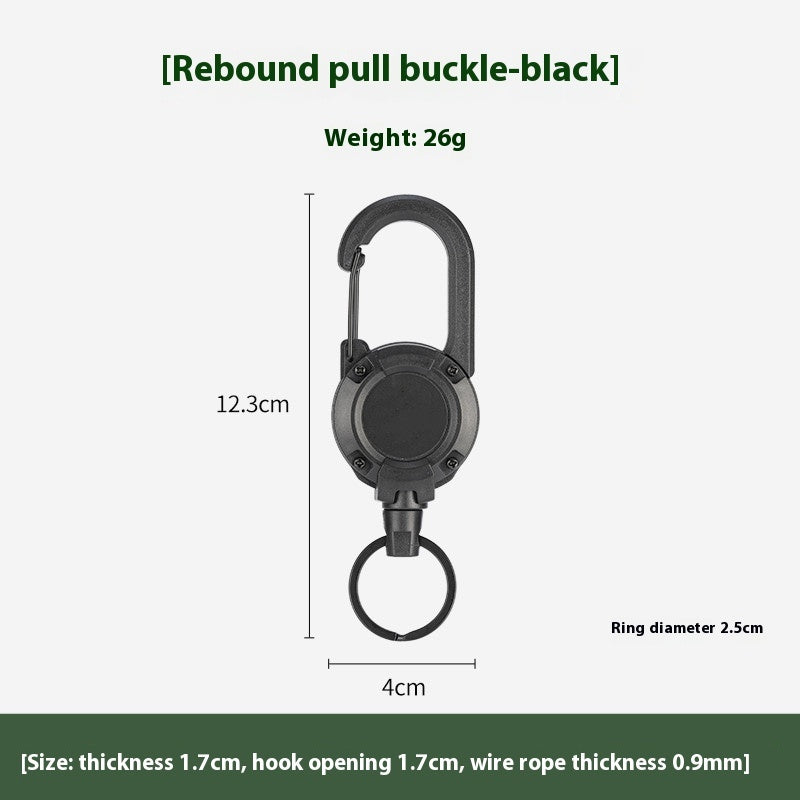 Outdoor Camping Tactical Easy Pull Retractable Buckle - EDC Italia