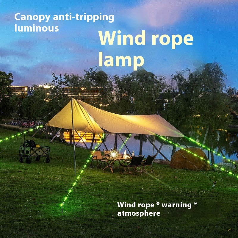 Canopy Tent Camping Decoration Luminous Wind Rope - EDC Italia
