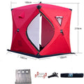 Large Yurt Red Camouflage Warm Tent - EDC Italia