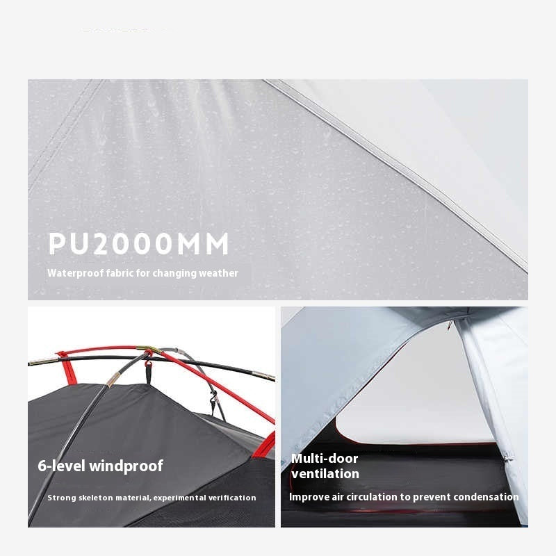 Outdoor Camping Thickened Rain-proof Camping Tent - EDC Italia