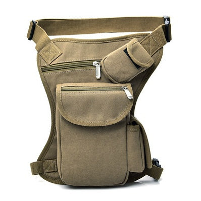 Canvas Waist Leg Package Outside The Door Tactical Multi-functional Leg Package