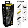 Magnetic Ring Strong Light Super Bright Outdoor Long-range Tactical Flashlight Electrodeless Dimming