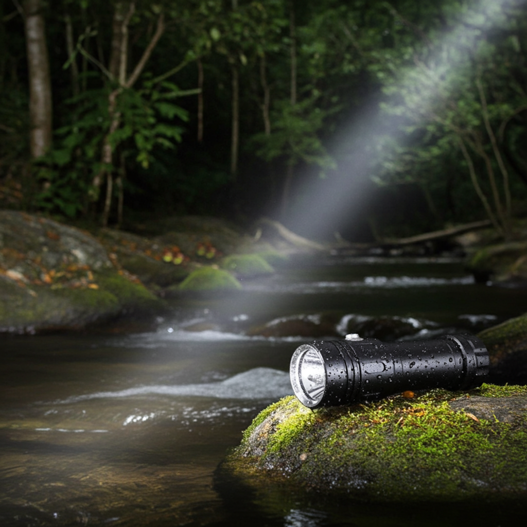 1200LM amphibious flashlight